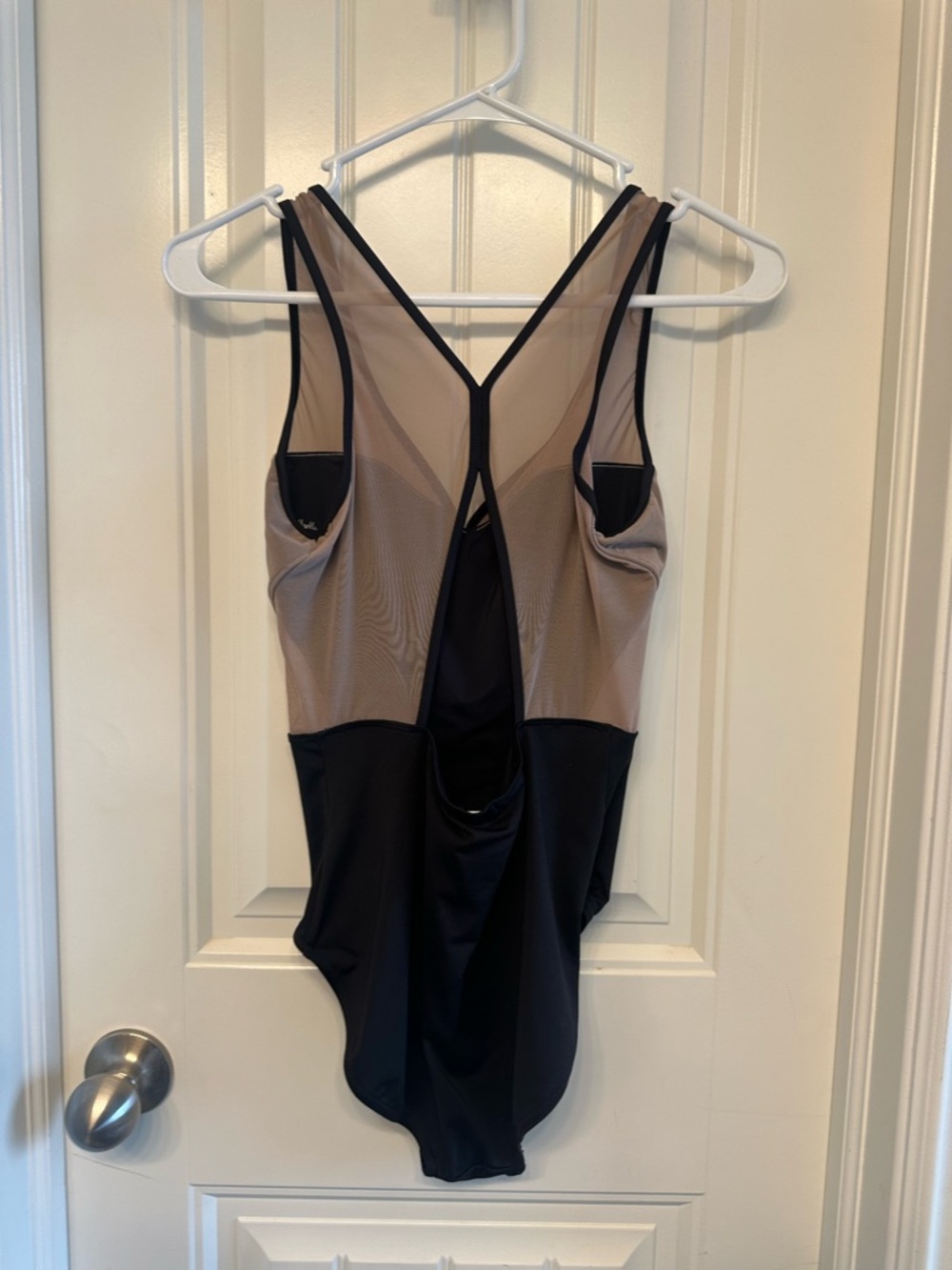 Mirella Black Mesh-Trim ballet leotard - Picture 4 of 6
